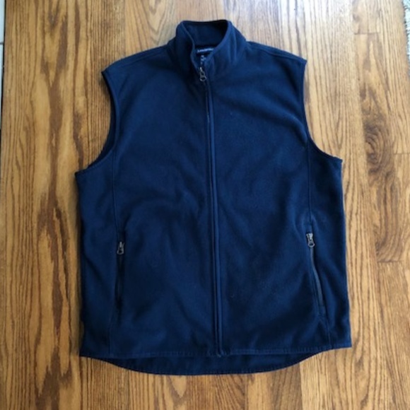 Lands' End Other - Lands' End Uniform Men Regular T-200 Fleece Vest